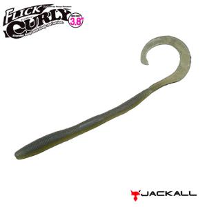 ジャッカル　フリックカーリー　3.8inch　JACKALL　FLICK CURLY　【1】｜バックラッシュYahoo!店