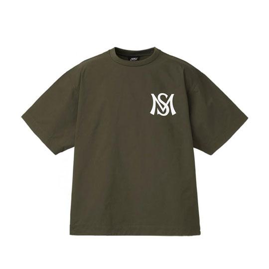 【全2色】エバーグリーン　MSモード　マイクロフリップルーズフィットTシャツ　EVERGREEN