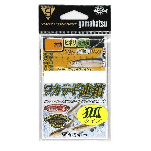 がまかつ ワカサギ連鎖狐タイプ 7本 W184 1.5号-ハリス0.2