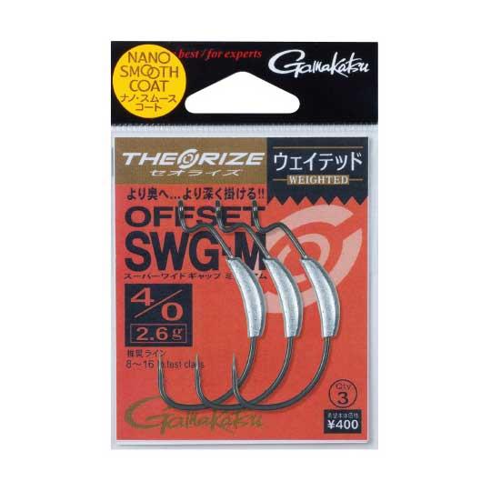 がまかつ　セオライズ ウェイテッド #3/0~6/0　SWG-M ナノスムースコート　Gamakat...