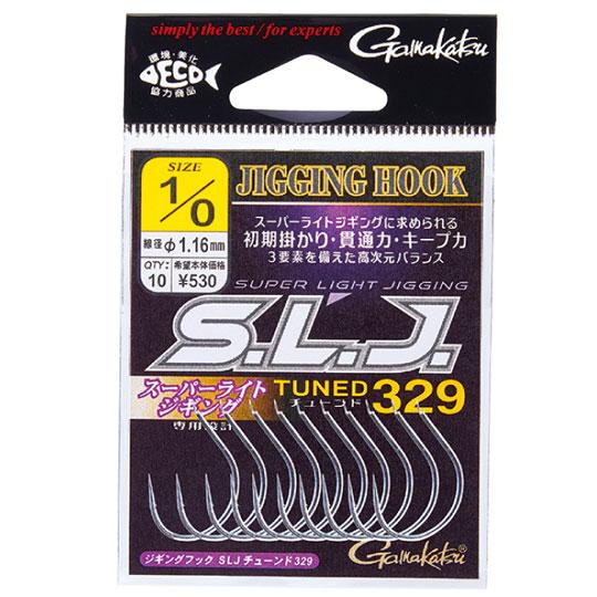がまかつ　ジギングフック S.L.J. チューンド329　68-810　Gamakatsu　