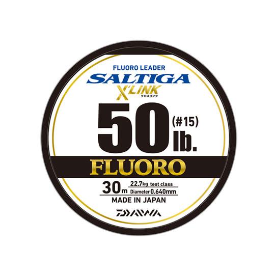 ダイワ ソルティガフロロリーダーX’LINK 50lb 30m ナチュラル　DAIWA