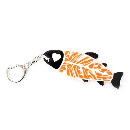 陰キャ釣りにハマる　サーモンフリークキーホルダー