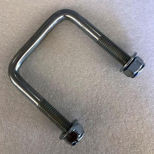 ウィンチスタンド固定用　U-ボルト＆ナットセットM10X82X100　角パイプ７０×７０mm用　【品...