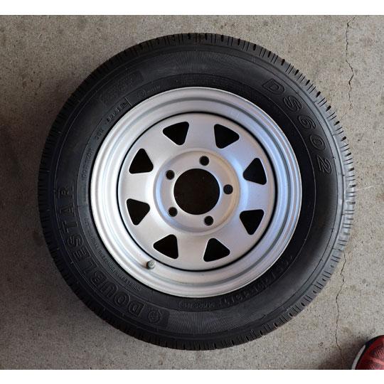 スペアタイヤセット（1本）　165/70R13　品番 48430 （別途送料2200円）