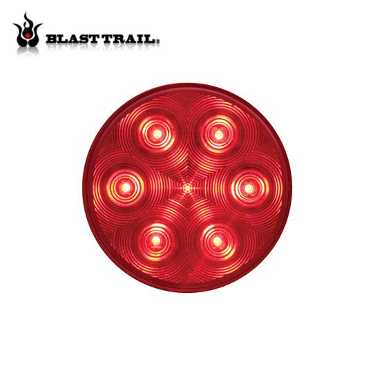 【在庫限りの特別価格】 オプトロニクス　4インチ　ラウンド型LED　レッド　【品番 STL13RB】...