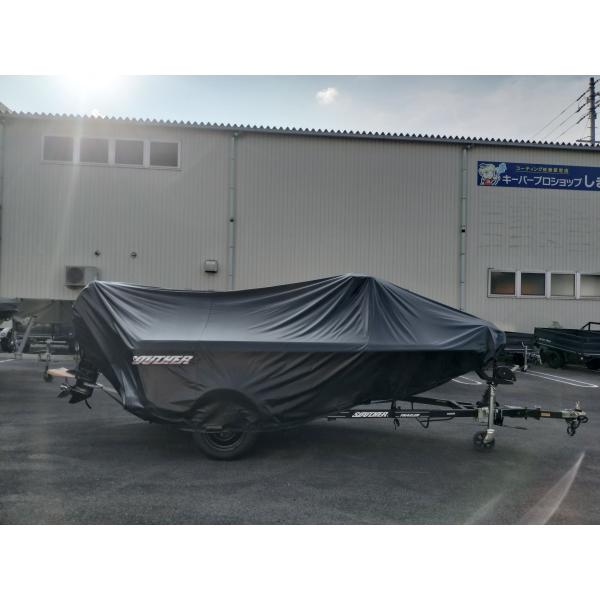 サウザー　新タイプ　サウザー395用　ボートカバー（フェンダー　一体型）　SOUTHER