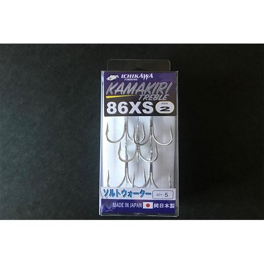 (全8サイズ) イチカワフィッシング カマキリ トレブル 86XS (トリプルフック)