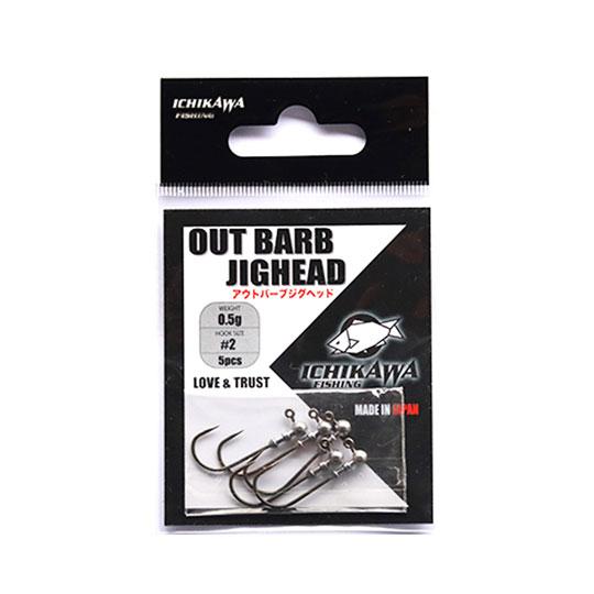 イチカワフィッシング　アウトバーブジグヘッド　（＃2 ・ ＃1 ） ICHIKAWA FISHING