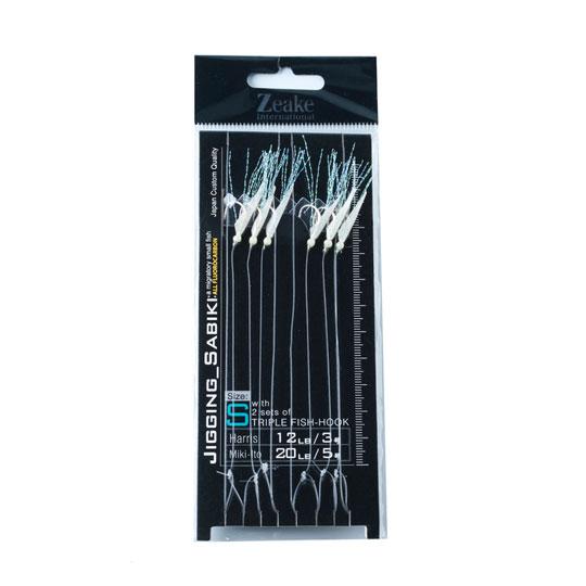 ジーク　ジギングサビキ　3本針2セット　ZEAKE　