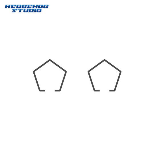 ヘッジホッグスタジオ　ベアリングストッパーリング　8mm　