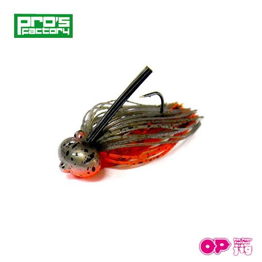 プロズファクトリー　ワンポイントフットボールジグ　1/2oz　Pro's factory　OP JI...