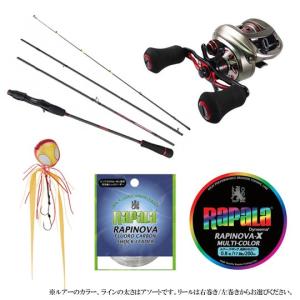 ラパラ　タイラバセット 　［ ロッド ベイトリール ショックリーダー