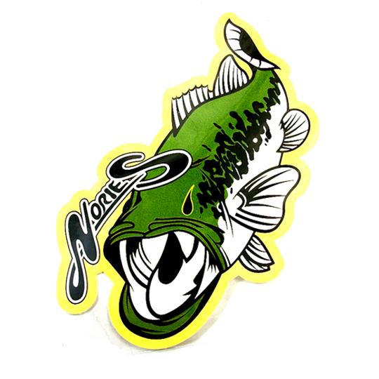 【全8種】ノリーズ　デザインステッカー　Mサイズ