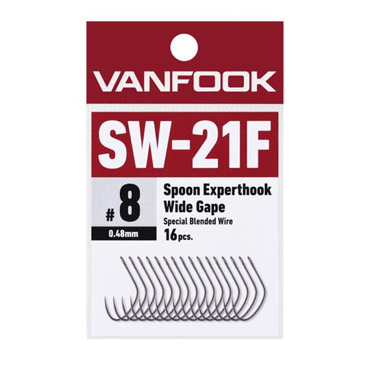 ヴァンフック　スプーンエキスパートフック　ワイドゲイプ　SW-21F　ファインワイヤー　16本入　V...