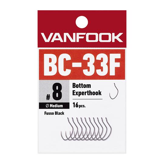 ヴァンフック　ボトムエキスパートフック　BC-33F　ミディアムワイヤー　16本入　VAN FOOK...