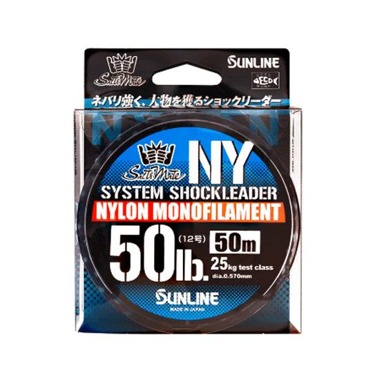 サンライン　ソルティメイト　システムショックリーダーナイロン　50m　12LB　3号　SUNLINE