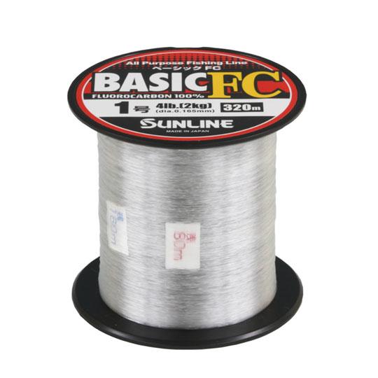 サンライン　ベーシックFC　フロロ　320m　1.75号-2号　SUNLINE