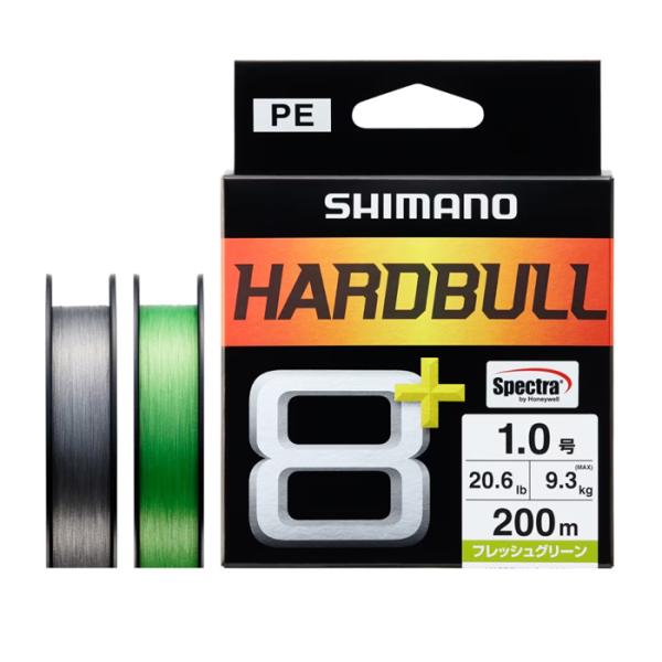 シマノ　ハードブル8+　200M　LD-M68X　スティールグレイ　0.6-6号　Shimano