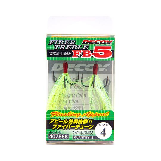 デコイ　FB-5　ファイバートレブル(シルキーブラック)