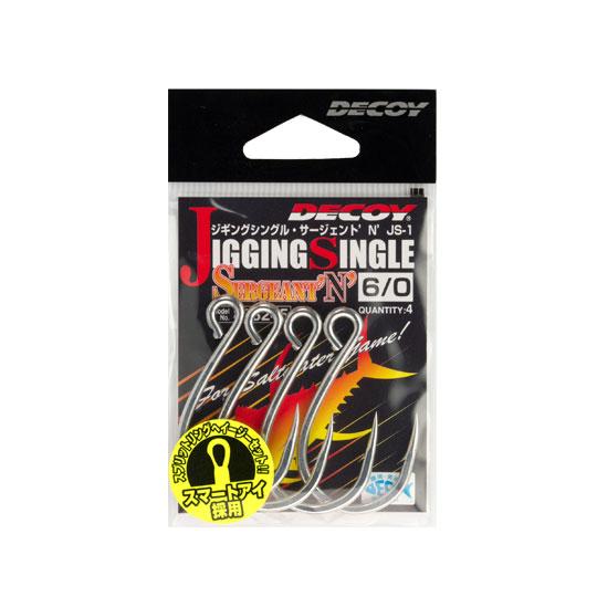 デコイ　ジギングシングル　サージェント　Ｎ　JS-1　DECOY　Jigging Single Se...