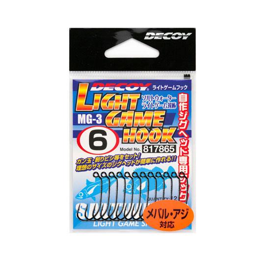 デコイ　MG-3　ライトゲームフック　NSブラック　DECOY　MG-3　LightGame Hoo...
