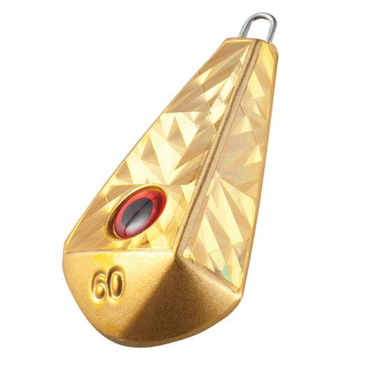 【全4色】ハヤブサ　目玉集魚シンカー　舵型　80号　Hayabusa　