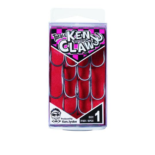 フィナ　ケンクロウ　トレブルフック　FF601　FINA KEN CLAW　【メール便不可】