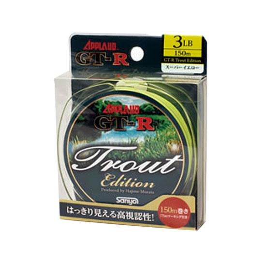 サンヨーナイロン　GT-R　Trout edition　150m　蛍光ブルー　8-10LB　　San...