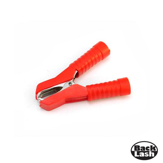 バッテリークリップ　ワニグリップ　赤　【142585】