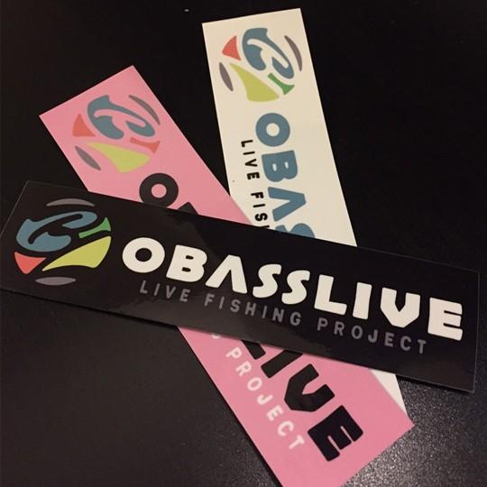 オーバスライブ　ステッカー　OBASSLIVE　【メール便可】