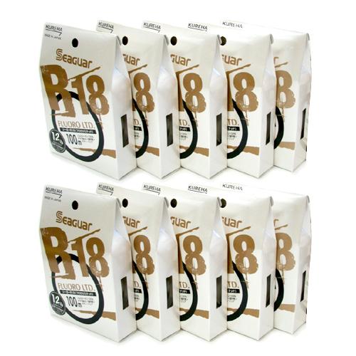 【まとめ買い10個セット】 クレハ　シーガーR18 フロロリミテッド （7・8・10・12b）