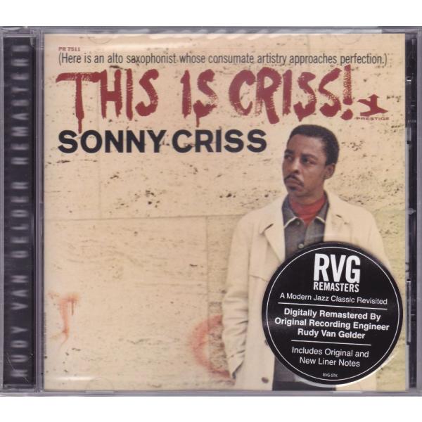 ■新品■Sonny Criss ソニー・クリス/this is Criss!(CUT OUT CD)...