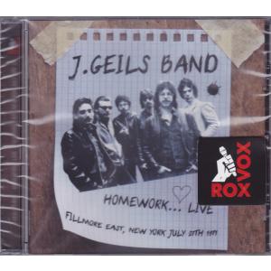 ■新品■J. Geils Band J. ガイルズ・バンド/homework...LIVE -Fillmore East, New York July 27th 1971-(CD)｜backpagerecords