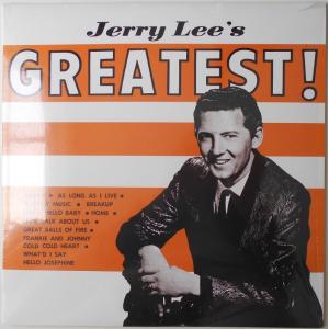 ■新品■Jerry Lee Lewis ジェリー・リー・ルイス/Jerry Lee's greatest!(LP)｜backpagerecords