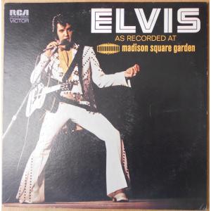 ■中古品■Elvis Presley エルヴィス・プレスリー/Elvis as recorded live at Madison Square Garden(USED LP)｜backpagerecords