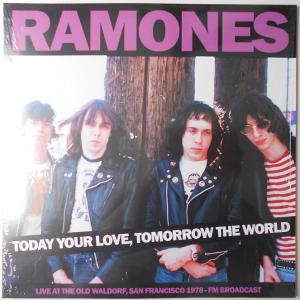 ■新品■Ramones ラモーンズ/today your love, tomorrow the world -live at the Old Waldorf, San Francisco 1978 - FM broadcast-(LP)｜backpagerecords