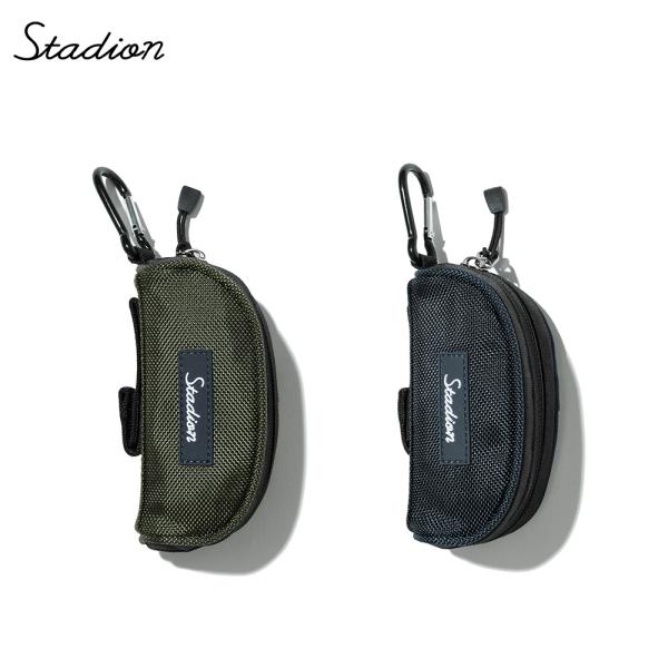 ボールポーチ ３個収納 ゴルフボール ゴルフ シンプル ボール入れ おしゃれ ネイビー カーキ プレ...