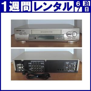 HITACHI日立 7B-BS720 S-VHS ビデオデッキ+HDMI変換器