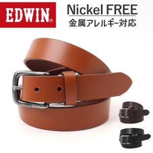 EDWIN エドウィン ベルト 0111174 通販 プレーンベルト 革ベルト メンズ 30mm メンズベルト ブランド 本革 牛革 レザーベルト レディースベルト カジュアル