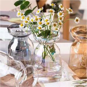 花瓶 花びん ガラスベース フラワーベース アイアン おしゃれ モダン