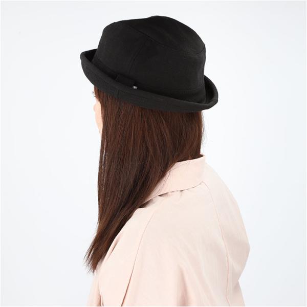 ポークパイ 通販ポークパイ ハット 帽子 男女兼用 ポークパイハット ソフト コットン 裏地付き ツ...