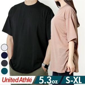 UnitedAthle ユナイテッドアスレ 半袖 Tシャツ 通販 半袖Tシャツ tシャツ 半袖tシャツ なめらか 滑らか ユニセックス 5.3オンス ポリエステル 綿 男女兼用｜backyard-1