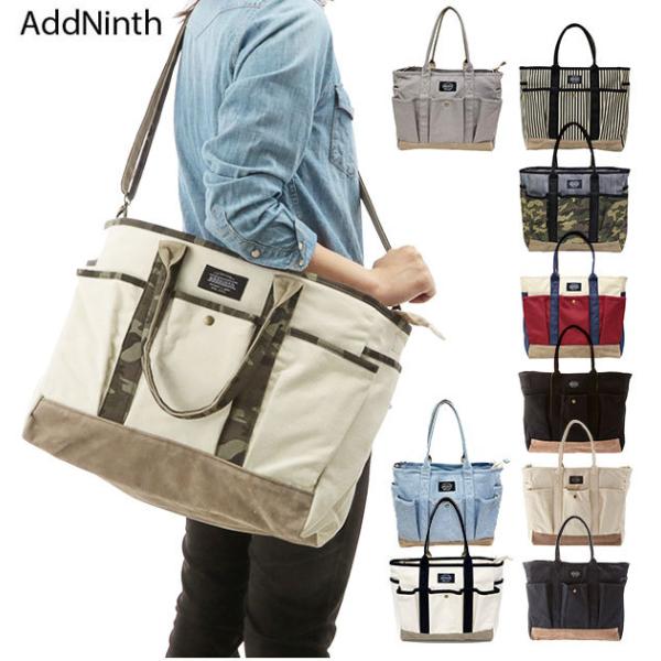 トートバッグ レディース 布 アドナインス addninth ショルダーバッグ キャンバス 2way...