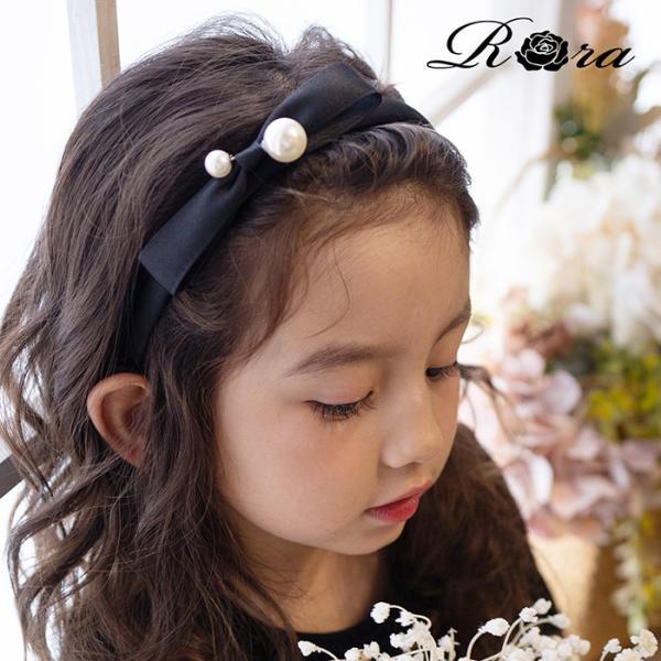 Rora カチューシャ キッズ 通販 エバー パール 髪飾り 髪留め 髪どめ ヘアアクセサリー ヘア...