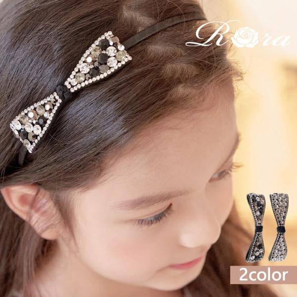 Rora カチューシャ 通販 リボン キラキラ 48452102 髪飾り ヘッドドレス 子供 女の子...