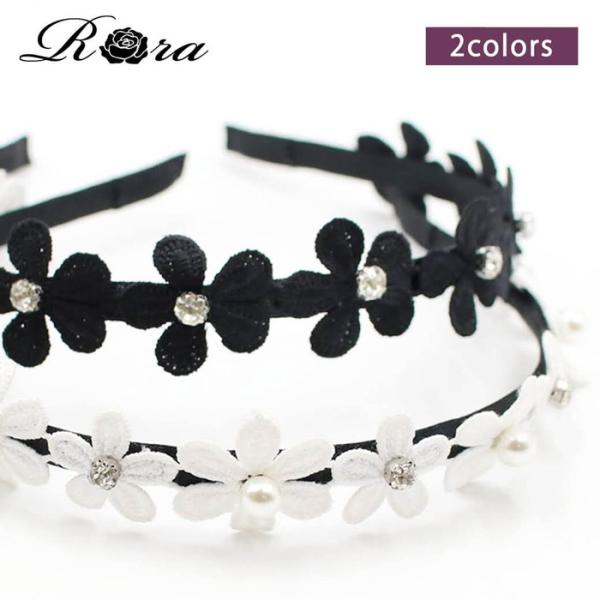 カチューシャ 花 キッズ キラキラ 通販 ヘッドドレス 女の子 子供 子ども こども セレモニー 卒...