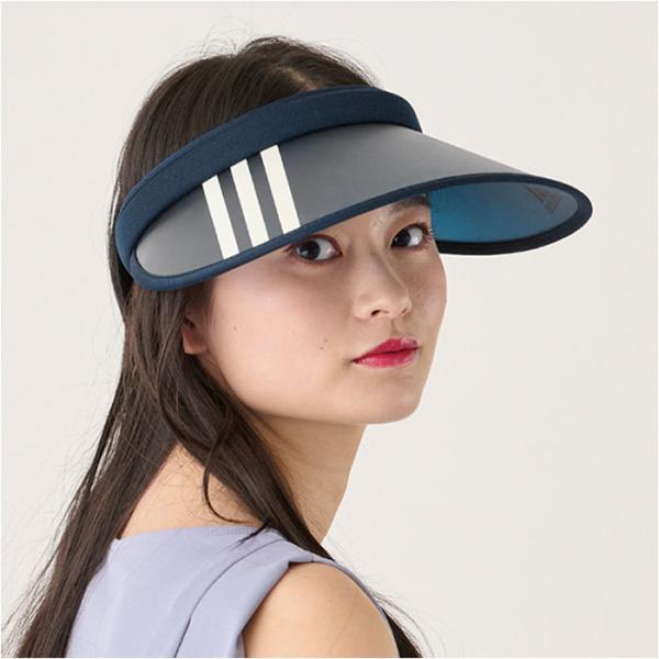 アディダス adidas サンバイザー レディース uvカット 通販 クリップサンバイザー クリップ...