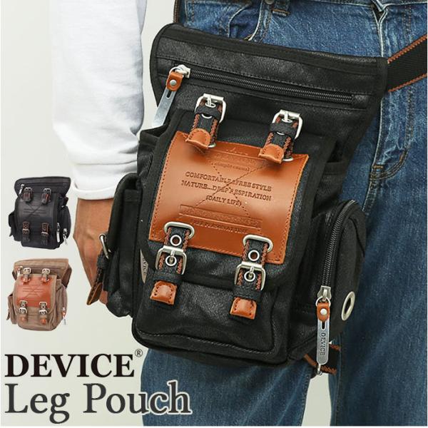 バッグ DEVICE バッグ バイク 通販 レッグポーチ レッグバッグ ウエストバッグ ウエストポー...