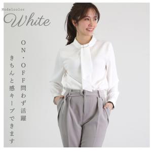 ボウタイ 通販ボウタイ ブラウス 長袖 レディ...の詳細画像3